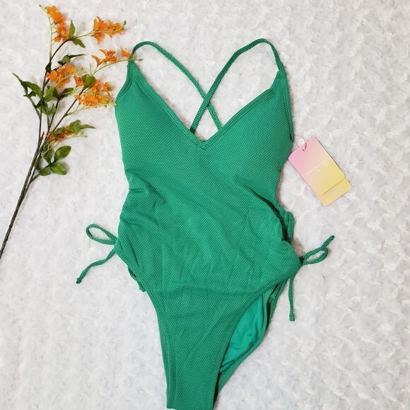 Stoney Clover Lane x Target small green swimsuit - Picture 1 of 5